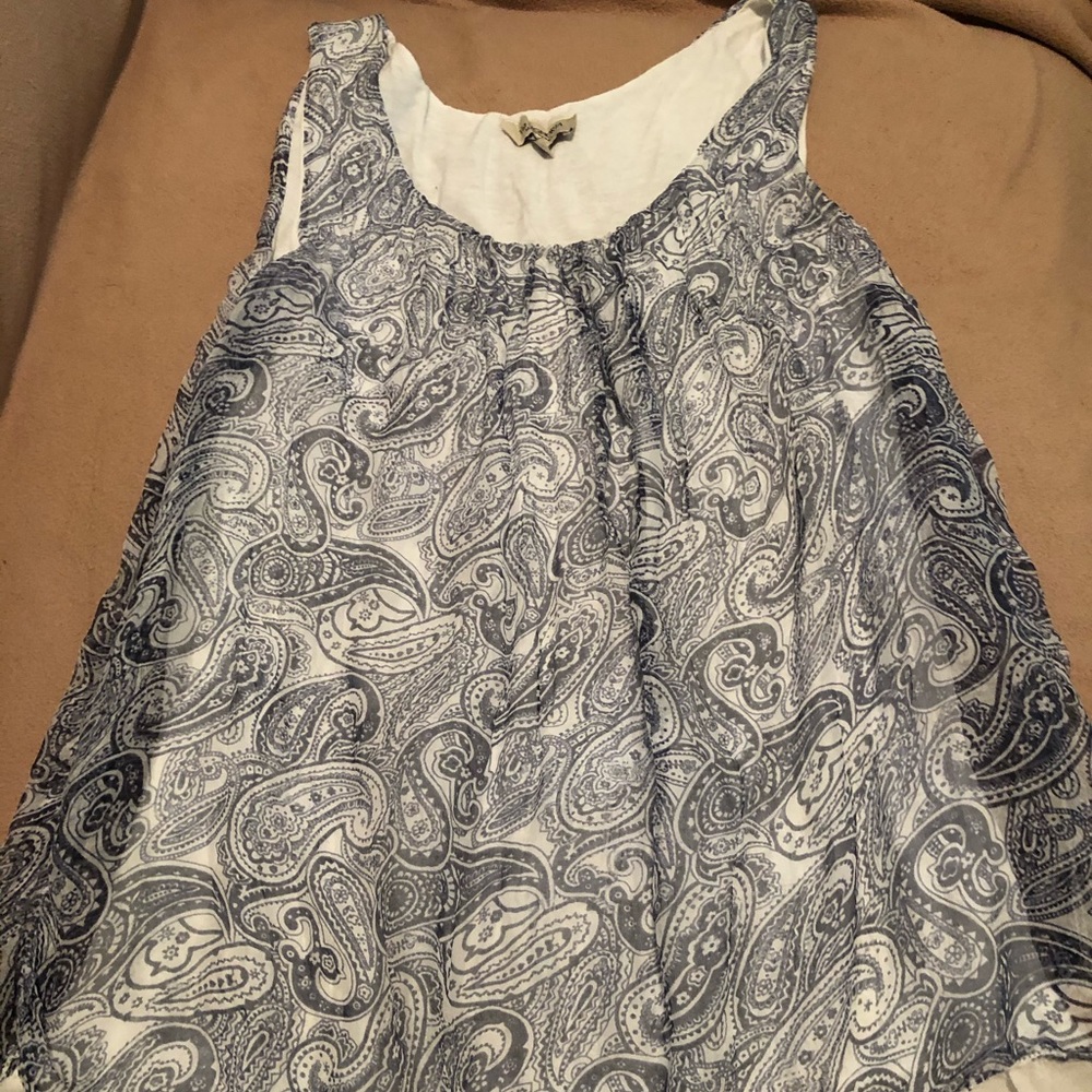 Via Signoria Silk Layered Top
